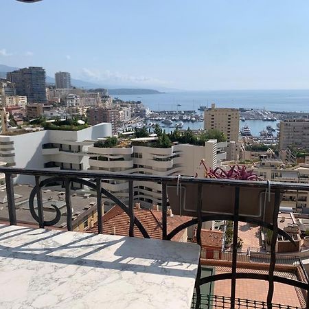 Plein Coeur De Monaco, A 300 Metres A Pied Du Port De Monaco, 4 Pieces Dans Des Escaliers Vue Mer Exceptionnelle Bagian luar foto