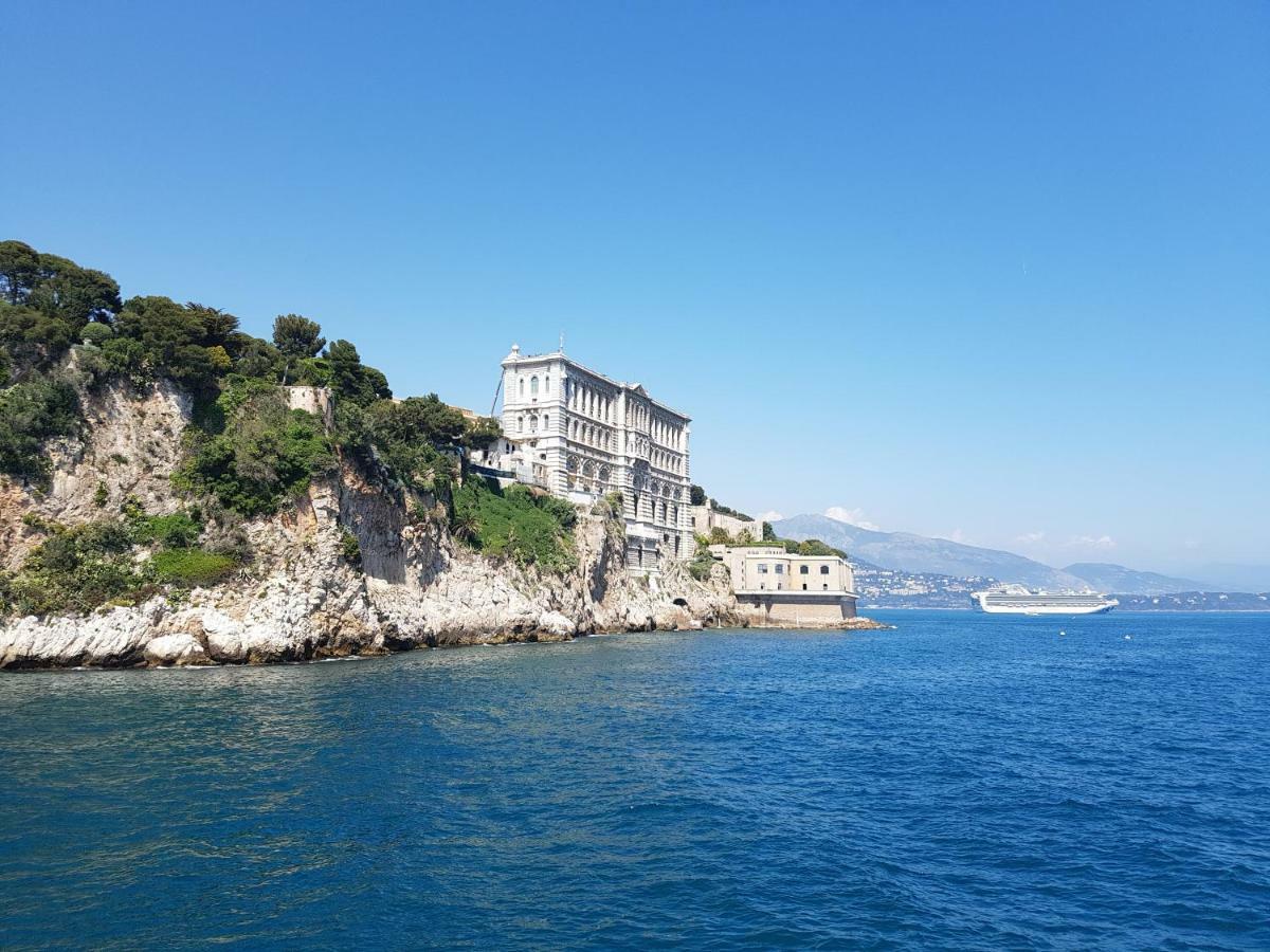 Plein Coeur De Monaco, A 300 Metres A Pied Du Port De Monaco, 4 Pieces Dans Des Escaliers Vue Mer Exceptionnelle Bagian luar foto